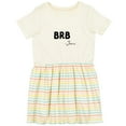 thumbnail image 3 of Inktastic Easter Brb Jesus Girls Toddler Dress, 3 of 5