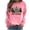 Pink, variant on Christmas Tree Crewneck Sweatshirts Womens Long Sleeve Xmas Pullover Shirts Loose Cute Holiday Tops, 3XL White