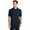 Deep Navy, variant on Port 1190881 Ring Spun Pique Polo Shirt, Aquatic Blue - Extra Small