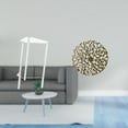 thumbnail image 2 of Mesita de noche,Mesa auxiliar de acrílico transparente,mesa auxiliar transparente de 2 niveles,Escultura para colgar en la pared,Decoración de pared de metal para sala de estar,dormitorio y, 2 of 8