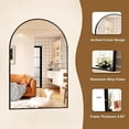 thumbnail image 5 of Anyrose 24" x 16" Black Arched Vanity Bathroom Mirror, 5 of 5
