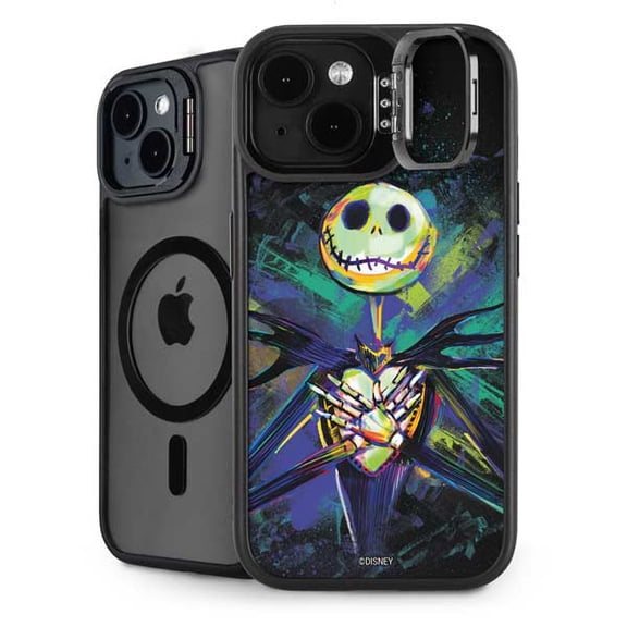 Skinit Disney The Nightmare Before Christmas Jack Skellington Art iPhone 15 Plus Kickstand Case