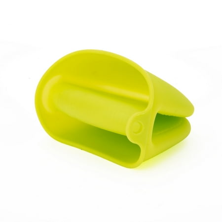 Green Oven Mitt - Hamilton Beach Heat Resistant Baking Cooking Silicone Pot Holder Mitt, Green