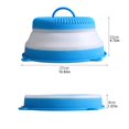 thumbnail image 3 of Microwave Lid  Microwave Lid  Foldable  27Cm  Multipurpose Lid  Lid For Fruit And Vegetable/Microwave Drainer Basket, 3 of 7