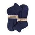 thumbnail image 2 of Sock Snob - Ladies Chunky Ribbed Low Cut Wool Blend Ankle Boot Socks, 2 of 2