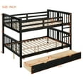 thumbnail image 6 of Generic Full over Full Bunk Bed with Drawers and Ladder for Bedroom, Guest Room Furniture-Espresso, 6 of 9