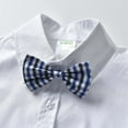 thumbnail image 5 of vdgthytj Toddler Baby Boy Formal Short Set Summer Outfit Kids Short Sleeve Bowtie Shirt Suspender Shorts Suit, 5 of 8