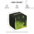 thumbnail image 4 of Lsque Screaming Horror Art Printed Tissue Box Cover Holder, Facial Paper Organizer Dispenser,Square with Bottom Belt, PVC Leather Decorative Organizer, 4 of 8
