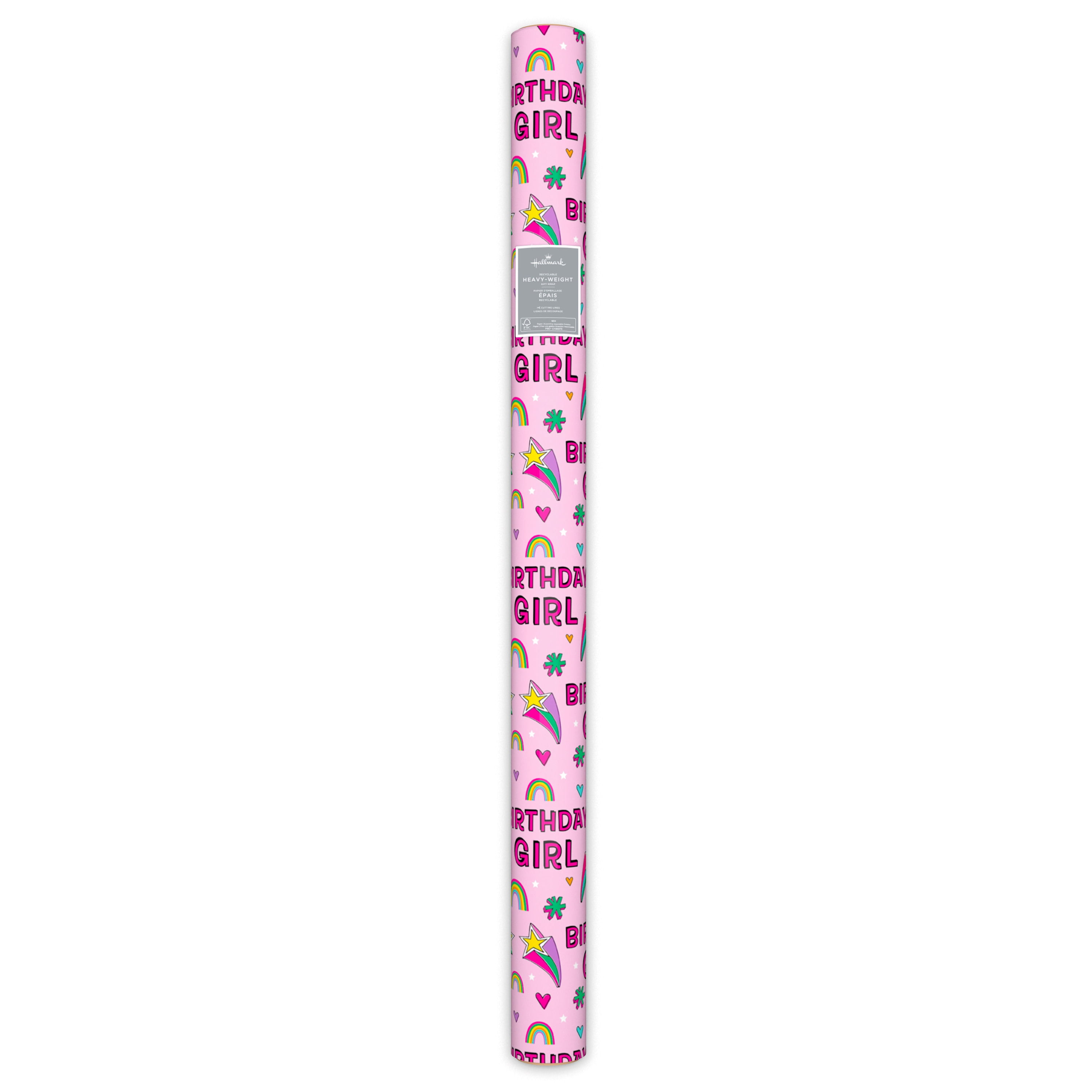 Hallmark Wrapping Paper (Birthday Girl Pink)