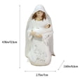 thumbnail image 2 of Figuras Adornos Resina Artesanía Tradicional Belén Figuras Resina Figuras Estatua Cristo Nacimiento De Jesús Adornos Advancent HA042566-02, 2 of 6