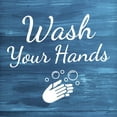 thumbnail image 4 of Signs ByLITA Wash Your Hands, Wood Color, Square Table Sign (5" x 5â€), 4 of 4