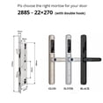 thumbnail image 2 of Waterproof Fingerprint Electronic Digital Smart Door Lock RFID Card Code Keyless Lock For Aluminum/sliding Door ,Easy Installation, 2 of 7