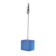 thumbnail image 1 of Clip Para Notas De Papel Con Soporte Para Notas De Alambre En Forma De Cubo - Azul Translúcido, 1 of 7