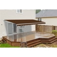 thumbnail image 1 of ALEKO Auvent de Patio Rétractable 6.5x5 ft, Couleur Marron, 1 of 5