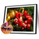 thumbnail image 2 of Kit de dibujo de diamantes de imitación de vela roja de Navidad de forma redonda de taladro completo DIY 5D Likrtyny Arte deco, 2 of 9