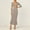 Khaki, variant on Babysbule Summer Women Dresses Clearance Women's Solid Color Hollow Out Casual Fashion Tight Long Sleeve Dress
