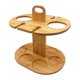 thumbnail image 4 of Estante para vino de encimera, estante con forma de botella, soporte para copas de vino y vino, estante de almacenamiento para el hogar, 4 of 9