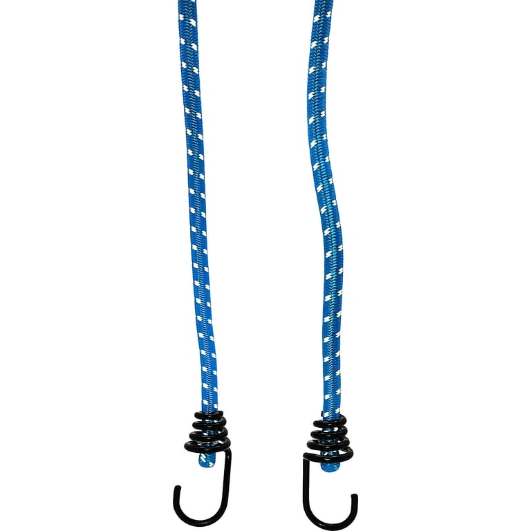 GGXZHT Tendeur Élastique Cordon Élastique 4mm X 12m, Tendeurs Elastique Avec Crochets, Corde En Caoutchouc Avec Balles, Bungee Cord Pour La Piscine, Le Camping, La Remorque