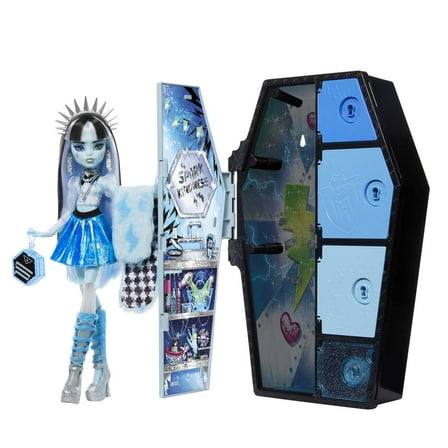 Monster High Doll, Frankie Stein, Skulltimate Secrets: Fearidescent, Multi-Color
