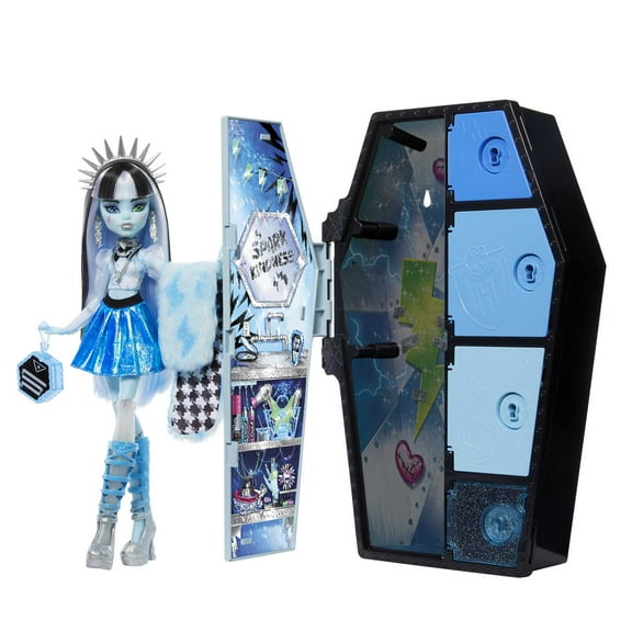 Monster High Doll, Frankie Stein, Skulltimate Secrets: Fearidescent, Multi-Color