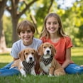 thumbnail image 3 of Dog Bandana 2 Pack,Black Bigfoot and Tree Pattern Bandanas for Dogs,Cat Bandana,Small/ Large Dog Bandana 2 Size,Dog Bandanas Girl Boy, 3 of 5