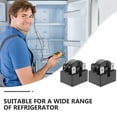 thumbnail image 3 of Tineasur Refrigerator Starter 2Pcs ABS Black for Quick Compressor Start and Easy Installation, 3 of 8