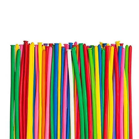 

CYIHEYFULong Balloons for Party Balloon Garland Thickening Skinny Latex Twisting Balloon for Animals Modeling Clown Balloons Wedding Birthday Xmas Party Decorations(A One Size)