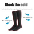 thumbnail image 5 of 1 Pair 3mm Neoprene Socks Unisex Long Thick Diving Socks Water Resistant Thermal Anti Slip Beach Socks for Diving Swimming Snorkeling, 5 of 5