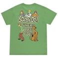thumbnail image 2 of Scooby-Doo Mens Throwback Shirt, Shaggy, Velma Tee - Classic Front and Back Rubber Patch T-Shirt (X-Large), 2 of 6