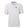 thumbnail image 2 of Men's Cutter & Buck Gray Greensboro Grasshoppers Virtue Eco Pique Botanical Print Recycled Polo, 2 of 3