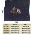 thumbnail image 3 of Great Lakes Loons Fleece Blanket, Very Soft Microfiber Flannel Blanket for Couch Warm and Cozy for All Seasons, 3 of 6