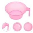 thumbnail image 3 of Unique Bargains 1 Set Handle Hair Dye Color Bowl Kit for Bathroom Vanities Pink Plastic, 3 of 5