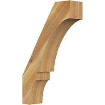 6"W x 20"D x 32"H Balboa Rough Sawn Knee Brace, Western Red Cedar