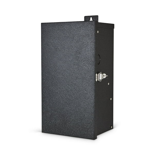 EMCOD EMT Series Multi-Tap AC Magnetic Transformer with Timer & Photocell, 120Vac input/12 or 15Vac output, Black Powder Coated Steel