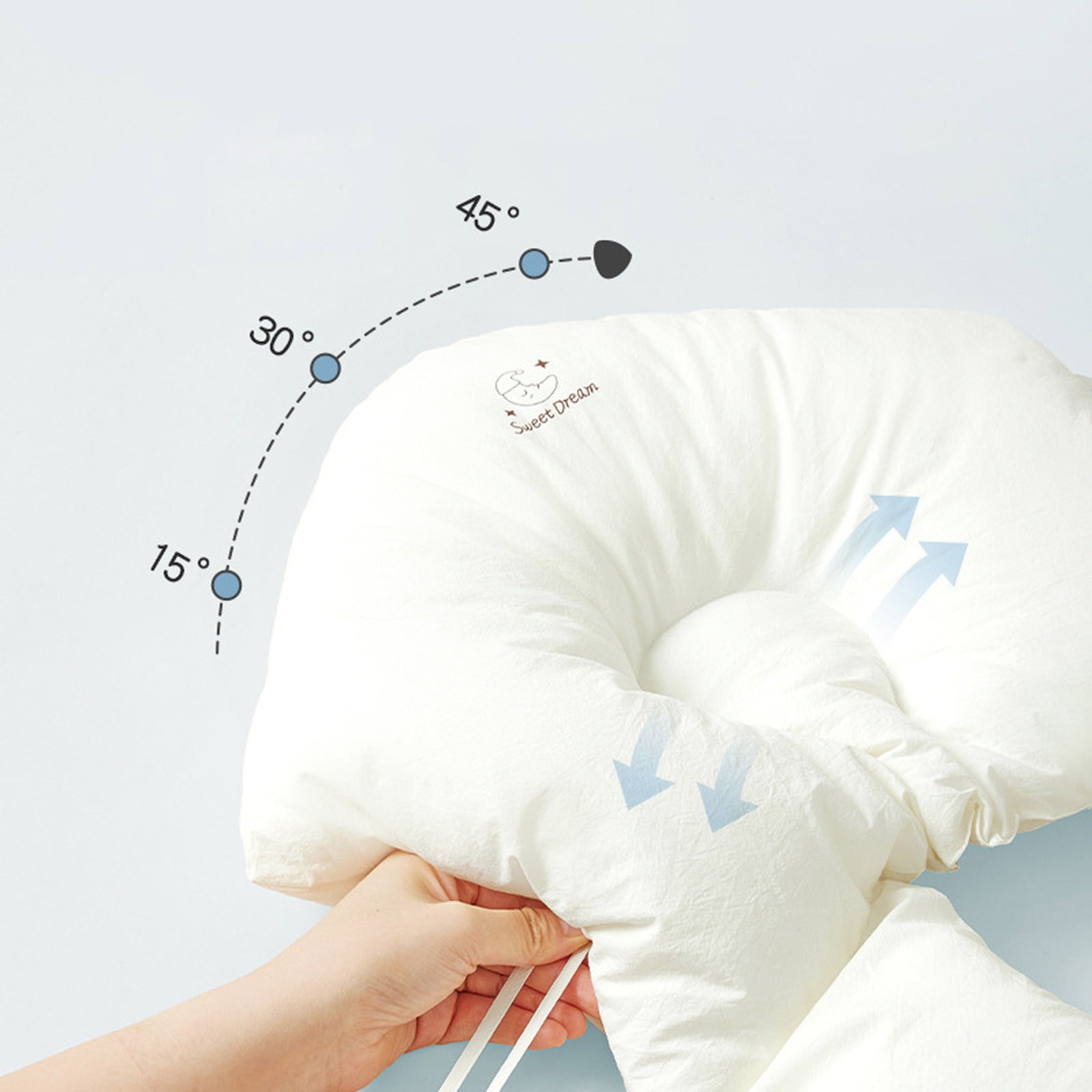 Comfort Pillow for Better Sleep - Mom Hug Comfort Pillow for Relaxation and Support - Ideal for Home Travel and Comfort Needs