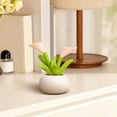 thumbnail image 6 of 1Pc Cute Desk Accessories Mini Fake Plant, Kawaii Resin Lucky Sprout Figurine with Smile Face Pot, Aesthetic Office Decor Cubicle Bookshelf Knick Knack, 6 of 9