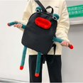 thumbnail image 3 of Mochila De Rana Divertida Mochila De Rana Oxford Dibujos Animados Divertidos Feo Lindo, 3 of 5