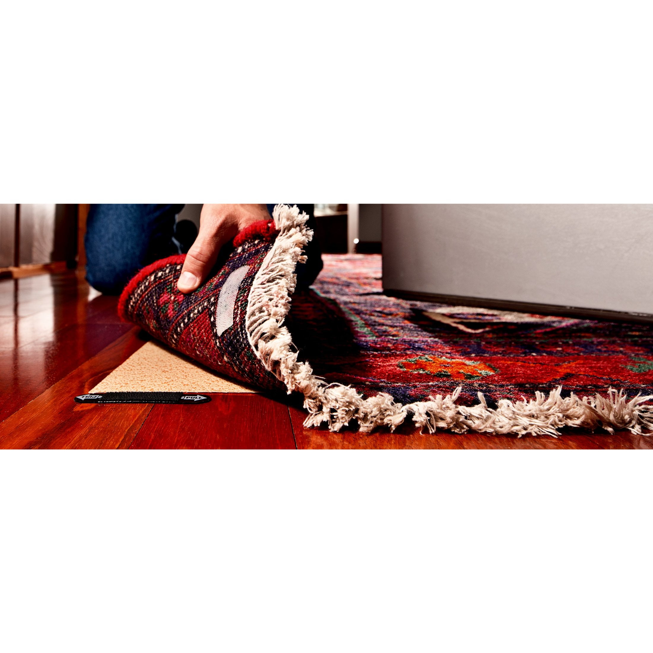3M Command Small Rug Gripper 4 Pairs Secure Adhesive Fit Floor Protection