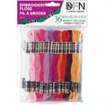 thumbnail image 2 of Janlynn Cotton Embroidery Floss Pack 8.7yd 36/Pkg-Pastel Colors, 2 of 2