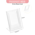 thumbnail image 2 of 4 Pcs Mini Picture Frames 3.8 x 2.7 Inch Photo Frame, Transparent, 2 of 7