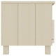 thumbnail image 4 of Soporte para TV VidaXL HAMAR marrón miel con 2 cajones de madera de pino y MDF, 4 of 8