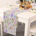thumbnail image 4 of asddcavvf Easter Bunny Egg Pattern Linen Print Kitchen Dining Room Insulated Decorative Placemat（G） Modern Table Runners 72 Inches Long, 4 of 6