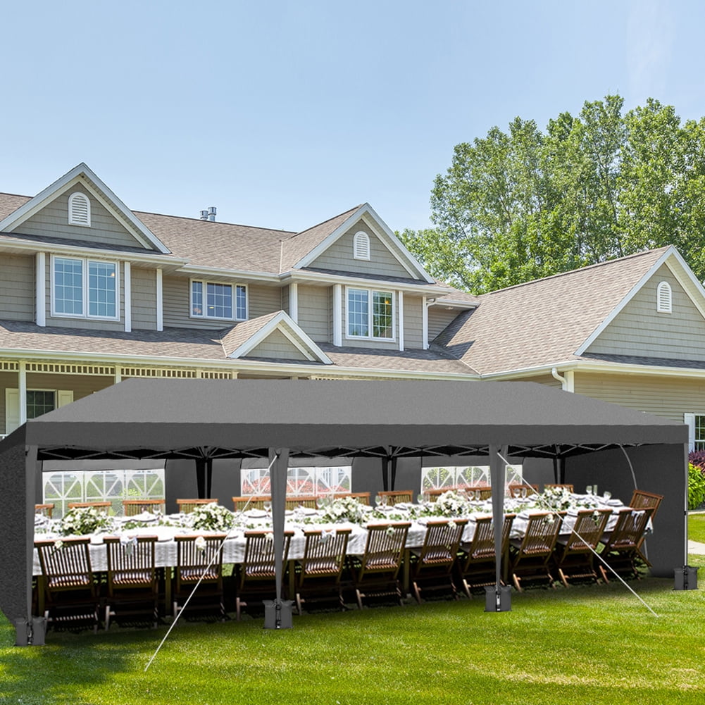 Aimee Lii 120"x354" Canopy Tent Heavy Duty Canopy, Outdoor Tent Canopy for Wedding Party Event Tent, Gray