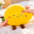 thumbnail image 3 of Plush Stuffed Pillow, Cute Smiling Mango Shaped Soft Plush Toy, 1 Pcs 12.6 inch Fluffy Throw Cushion, Perfect for Kids Playtime Nap Time Home Sofa Decor Birthday Christmas Gift, 3 of 5