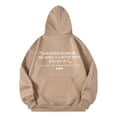 thumbnail image 5 of Women Blouses T Shirt Hoodies Women S Zippe Sweatshirt Warm Pullover Front Zip Lightweight Hoodie Flannel Sweater Petite Top Pullover Lightweight Hoodies Womens plus Womens Brown L, 5 of 5
