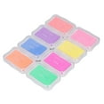 thumbnail image 4 of 8Pcs Pigment Stamp Pads 8 Vivid Colors Eco Friendly Ink Washable Craft Ink Pads for Wood Fabric Scrapbook, 4 of 14