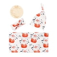 thumbnail image 2 of Set de mantas de recepción Giggle Angel para Halloween, color blanco, 2 of 7