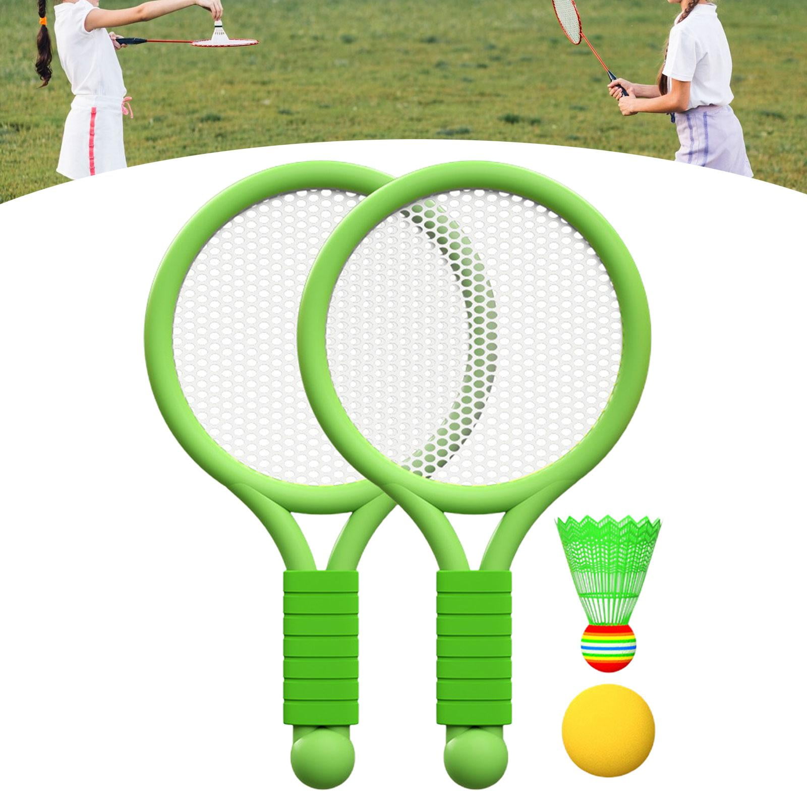 GARENDE Children Badminton Tennis Set Tennis Racket for Kids for Yard Girls Backyard Green