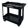 thumbnail image 4 of Olympia Tools 500 Pound Capacity Plastic Rolling Utility Cart w/ Shelves, Black, 4 of 10