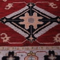 thumbnail image 4 of Rugsotic Carpets Hand Knotted Afghan Rugs Rectangle 5'x8' Red Beige Silk-Wool for Indoor Use, 4 of 6